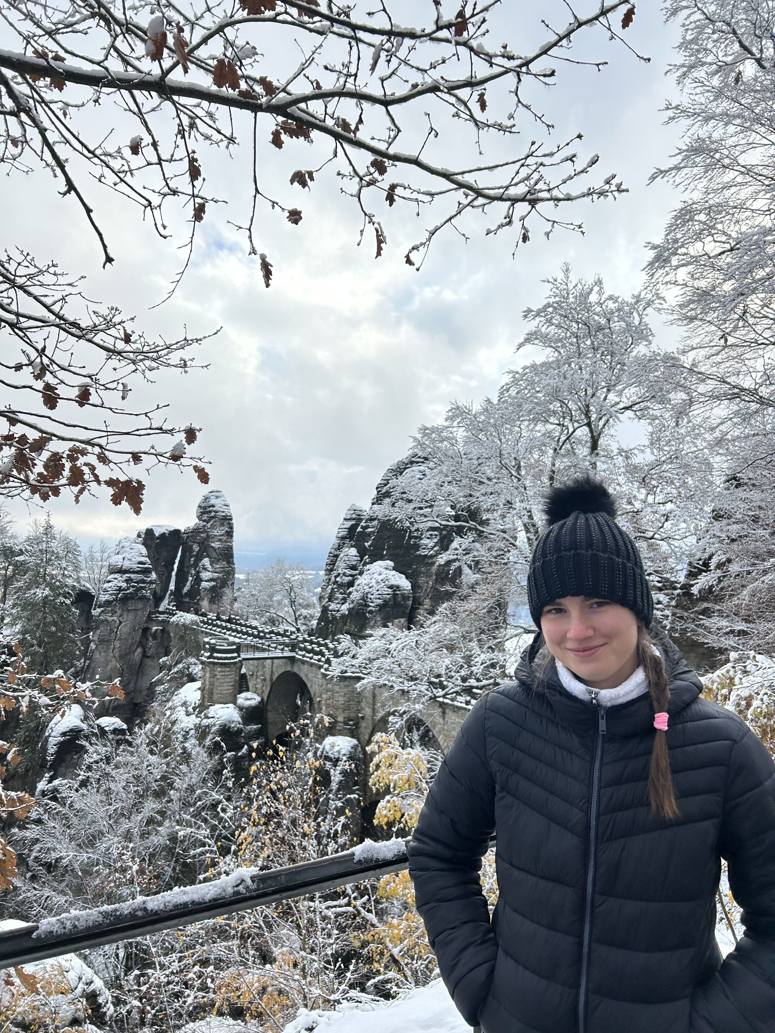 Vittoria exploring the world